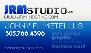JRM Studio Business Card